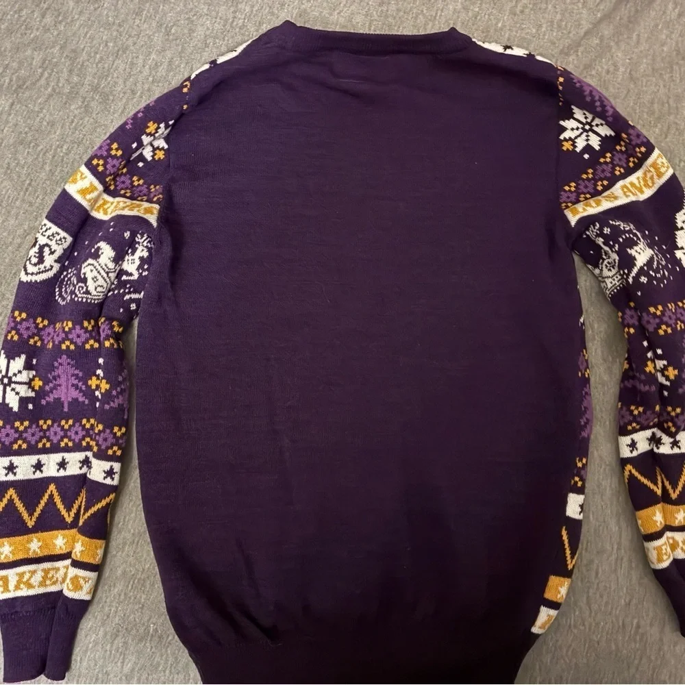 NBA Purple and Gold Knit Sweater